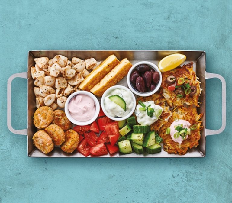 Ocean Basket's vegetarian platter for one