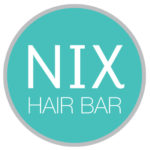 Nix Hair Bar sea-blue logo