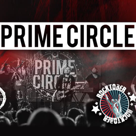 Prime Circle performing on stage for Rocktober 2020