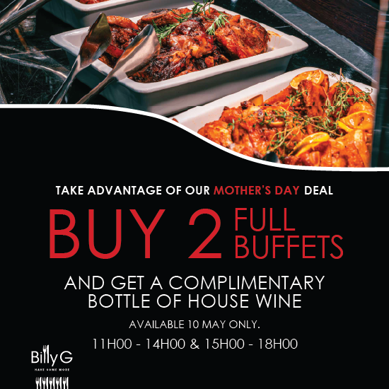 Billy G Mother’s Day Buffet